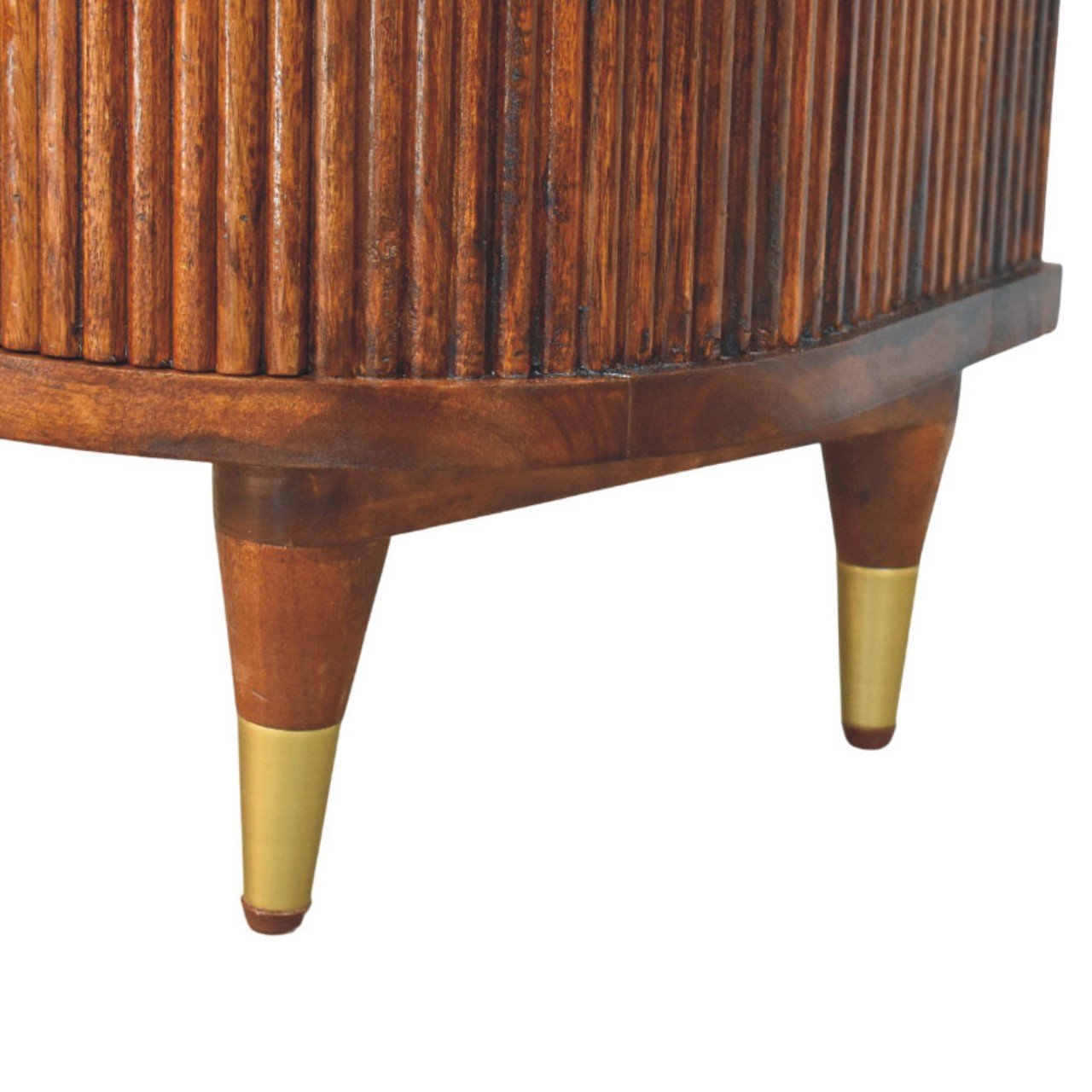 Szafka nocna Artisan IN4440 – lite drewno mango, wykończenie kasztanowe - Image 6