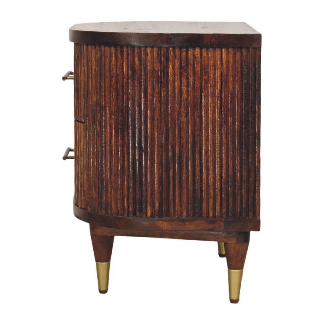 Szafka nocna Artisan IN4440 – lite drewno mango, wykończenie kasztanowe - Image 7