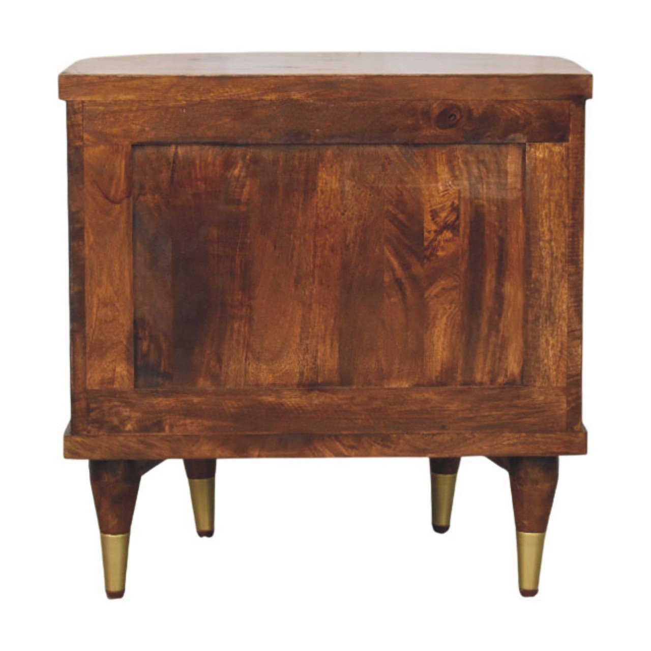Szafka nocna Artisan IN4440 – lite drewno mango, wykończenie kasztanowe - Image 8