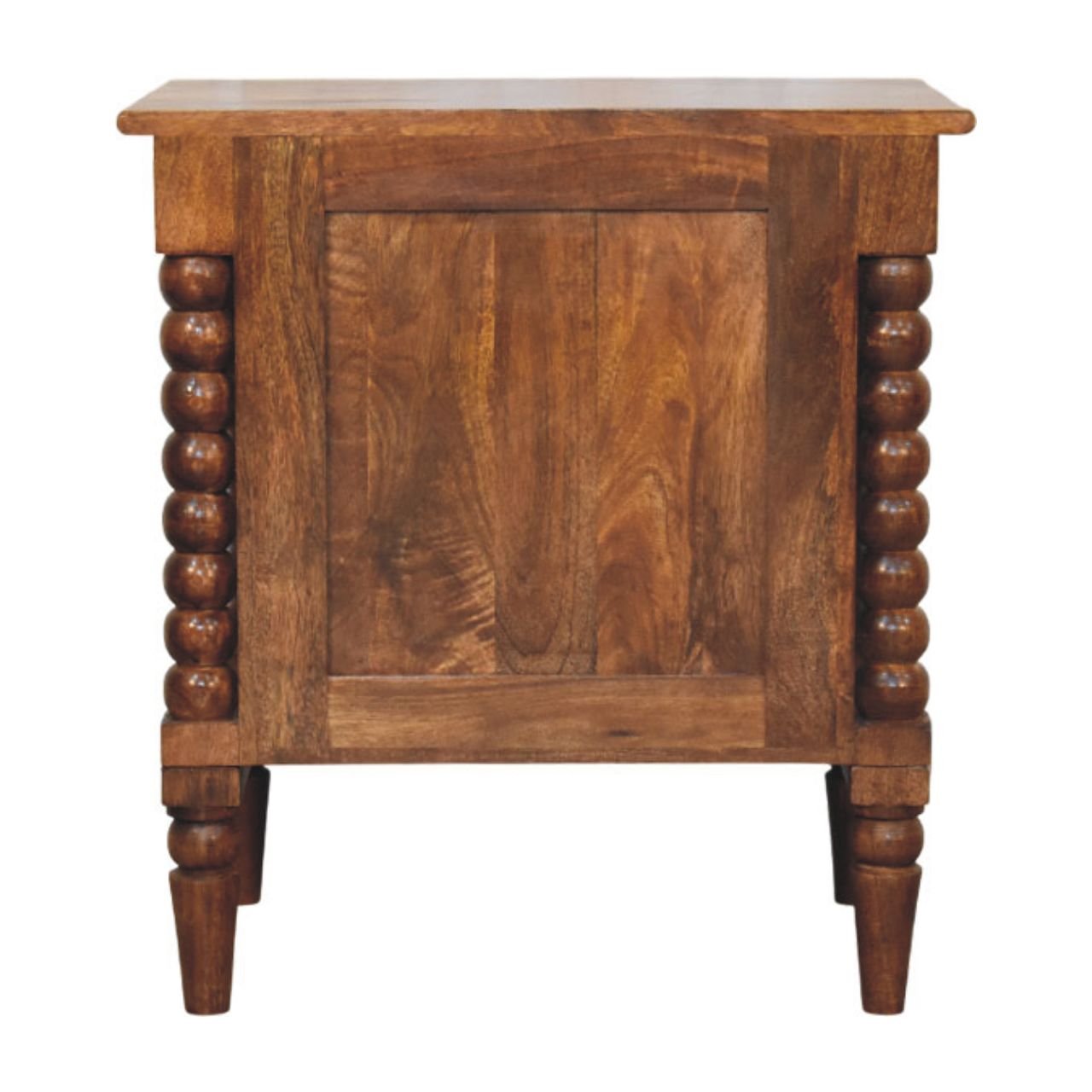 Szafka nocna Artisan IN4448 – lite drewno mango, wykończenie kasztanowe - Image 8