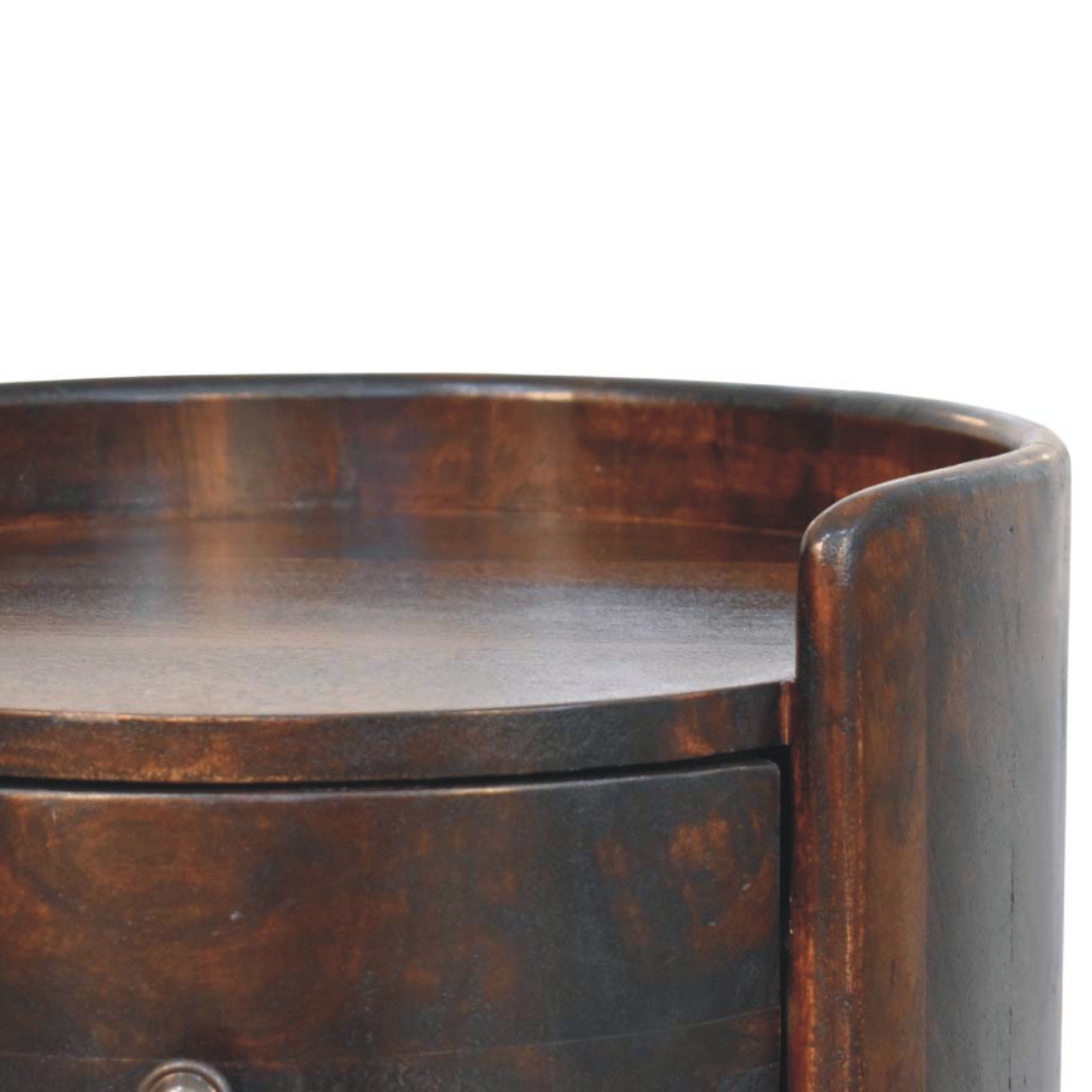 Szafka nocna Artisan IN4457 – lite drewno mango, wykończenie naturalne - obrazek 3