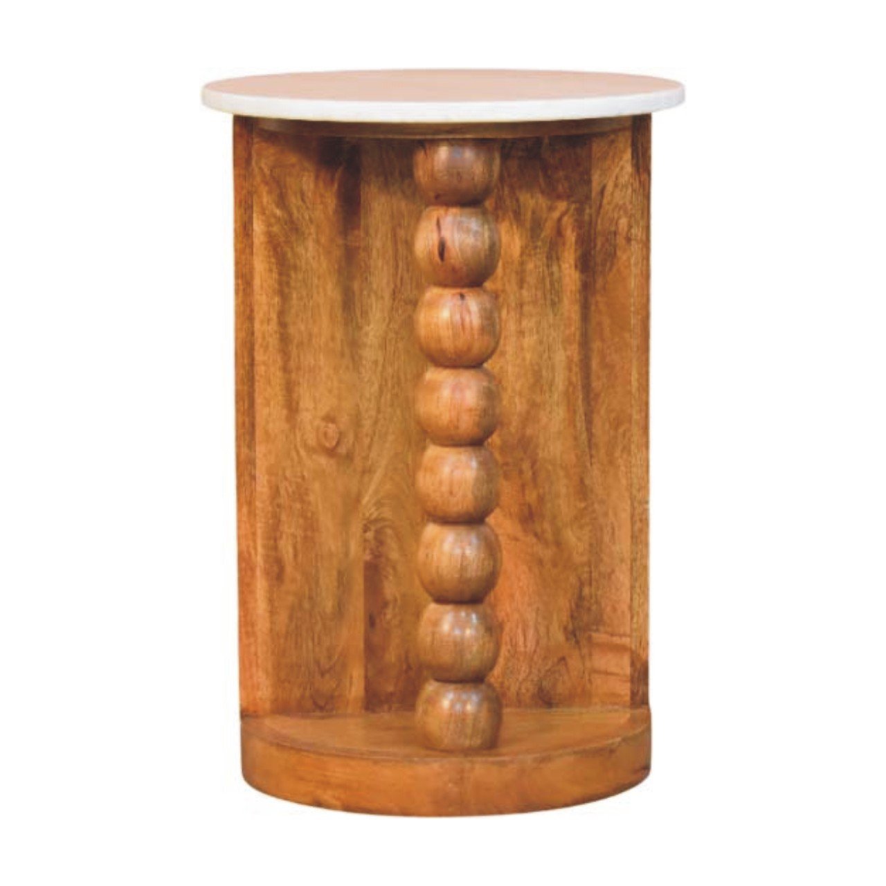 Stolik kawowy Artisan IN4459 – lite drewno mango, wykończenie rzemieślnicze - obrazek 3