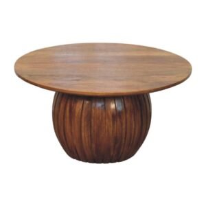 Stolik kawowy Artisan IN4461 – lite drewno mango, wykończenie naturalne