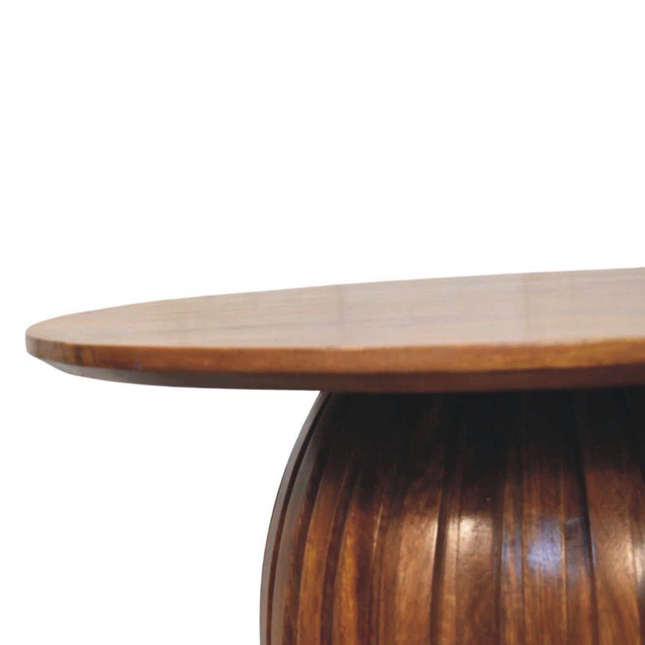 Stolik kawowy Artisan IN4461 – lite drewno mango, wykończenie naturalne - obrazek 2