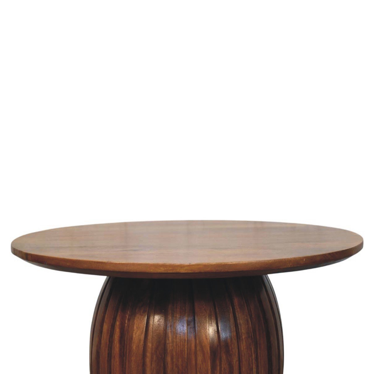 Stolik kawowy Artisan IN4461 – lite drewno mango, wykończenie naturalne - obrazek 3