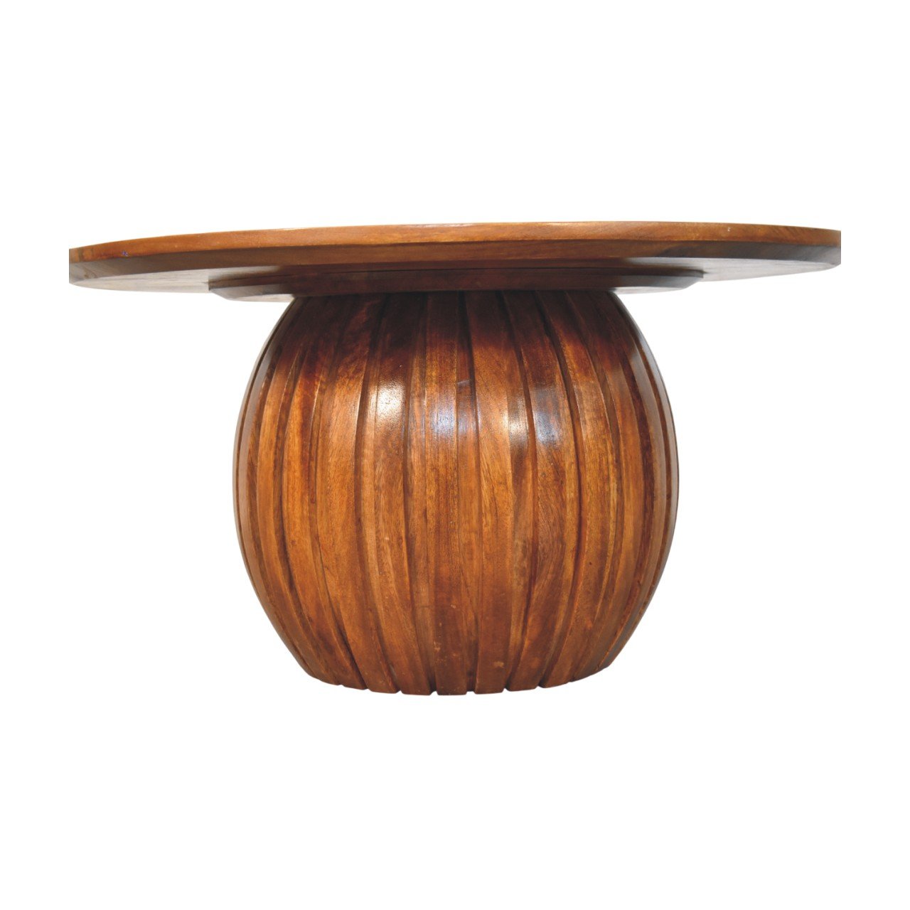 Stolik kawowy Artisan IN4461 – lite drewno mango, wykończenie naturalne - obrazek 6