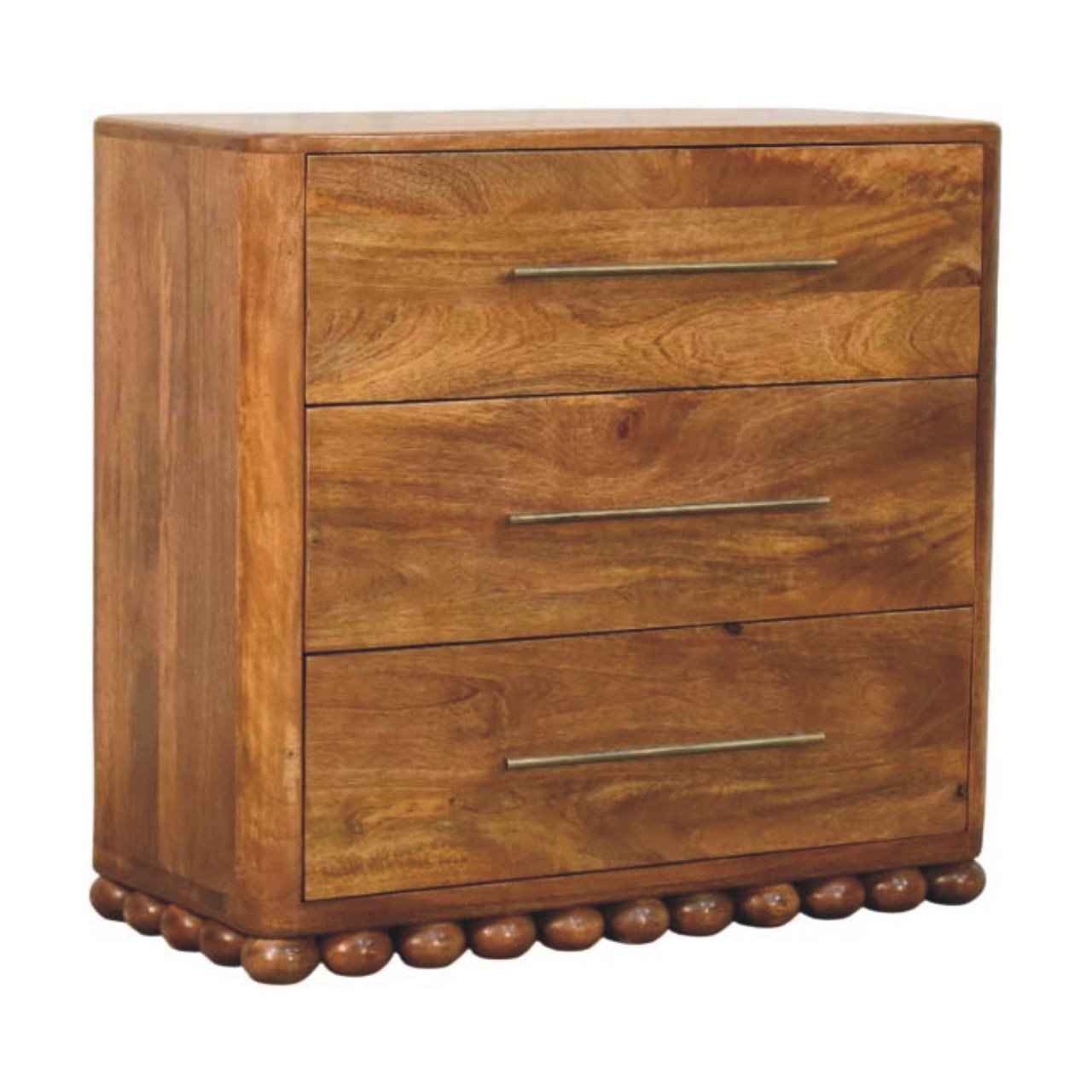 Komoda z litego drewna mango – naturalna, 75 cm — model IN4471 - Image 2