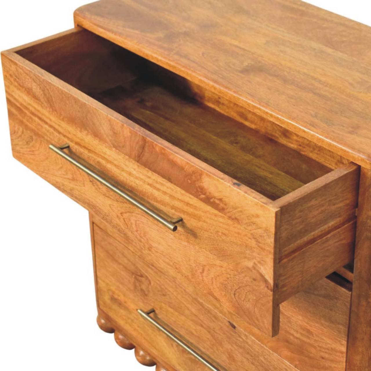 Komoda z litego drewna mango – naturalna, 75 cm — model IN4471 - Image 5