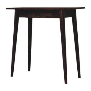 Biurko z litego drewna mango – kasztanowe, 80 cm
