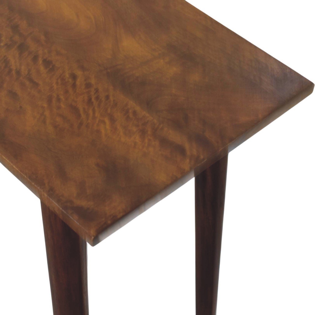 Biurko z litego drewna mango – kasztanowe, 80 cm - obrazek 4