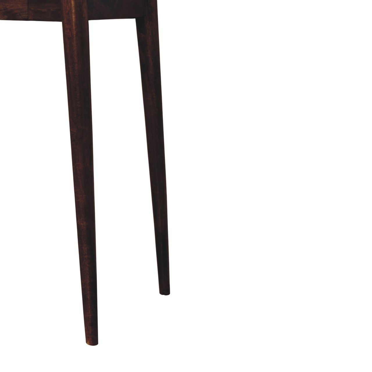 Biurko z litego drewna mango – kasztanowe, 80 cm - obrazek 6