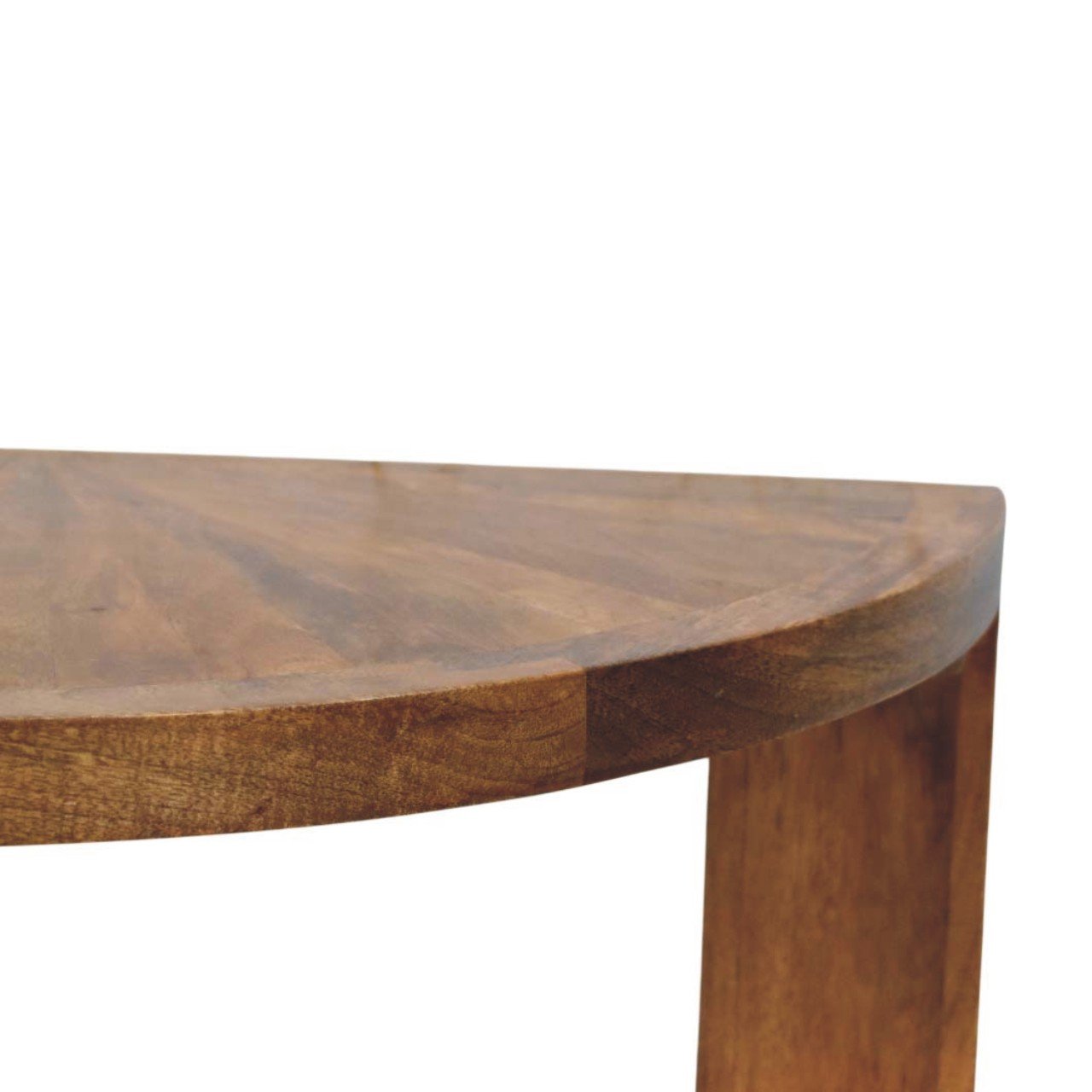 Stolik kawowy z litego drewna mango – naturalny, 84 cm - Image 3