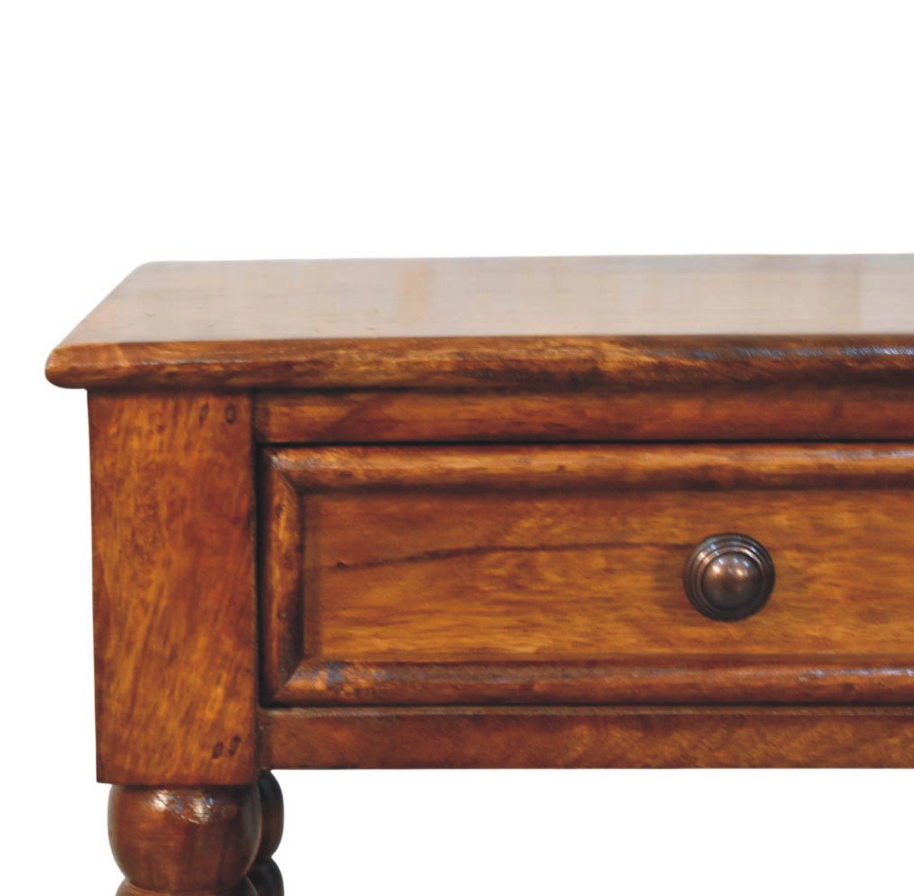 Szafka nocna Artisan IN4482 – lite drewno mango, wykończenie kasztanowe - Image 3
