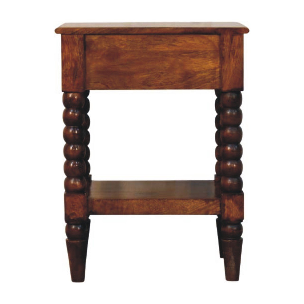 Szafka nocna Artisan IN4482 – lite drewno mango, wykończenie kasztanowe - Image 8