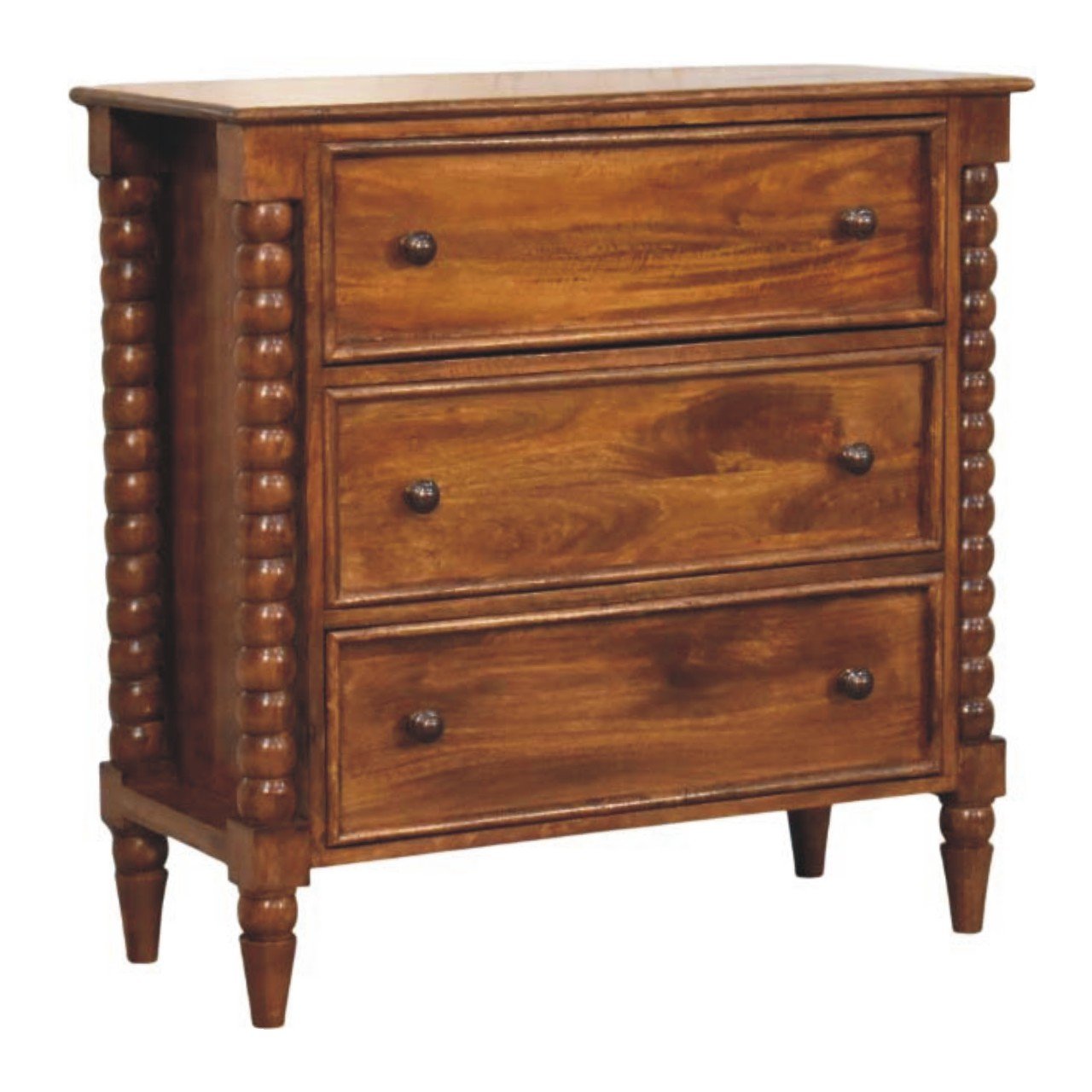 Mebel Artisan Artisan IN4483 – lite drewno mango, wykończenie kasztanowe