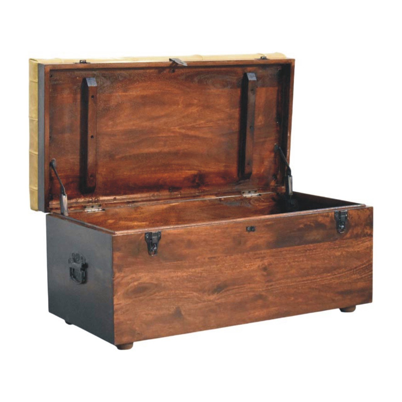 Ławka Artisan IN4484 – lite drewno mango, wykończenie naturalne - Image 5