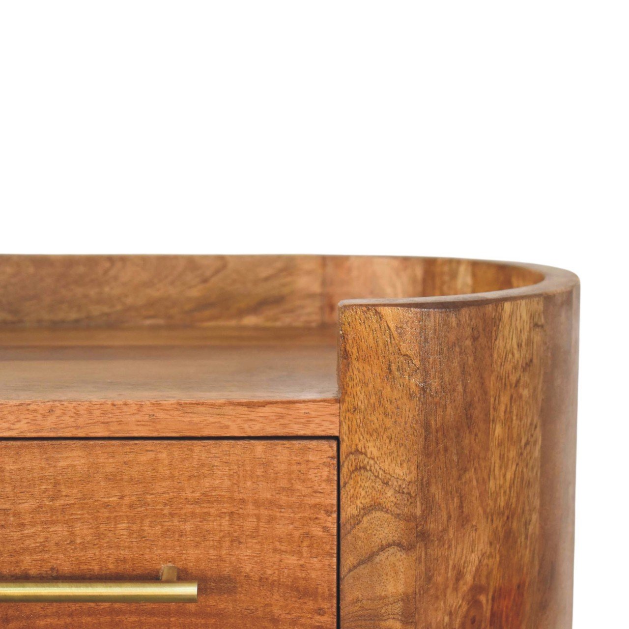 Szafka nocna Artisan IN4489 – lite drewno mango, wykończenie rzemieślnicze - Image 3