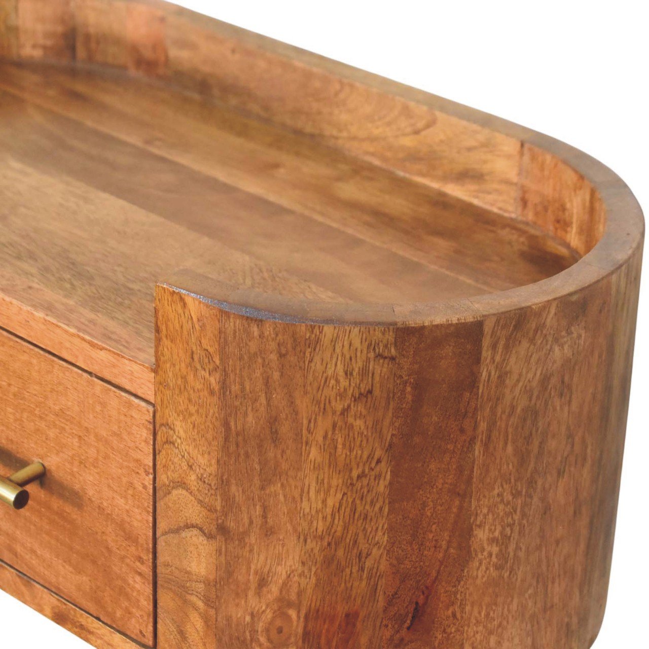 Szafka nocna Artisan IN4489 – lite drewno mango, wykończenie rzemieślnicze - Image 4