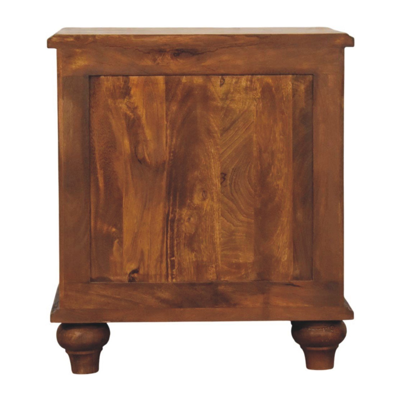 Szafka nocna Artisan IN4501 – lite drewno mango, wykończenie kasztanowe - obrazek 8