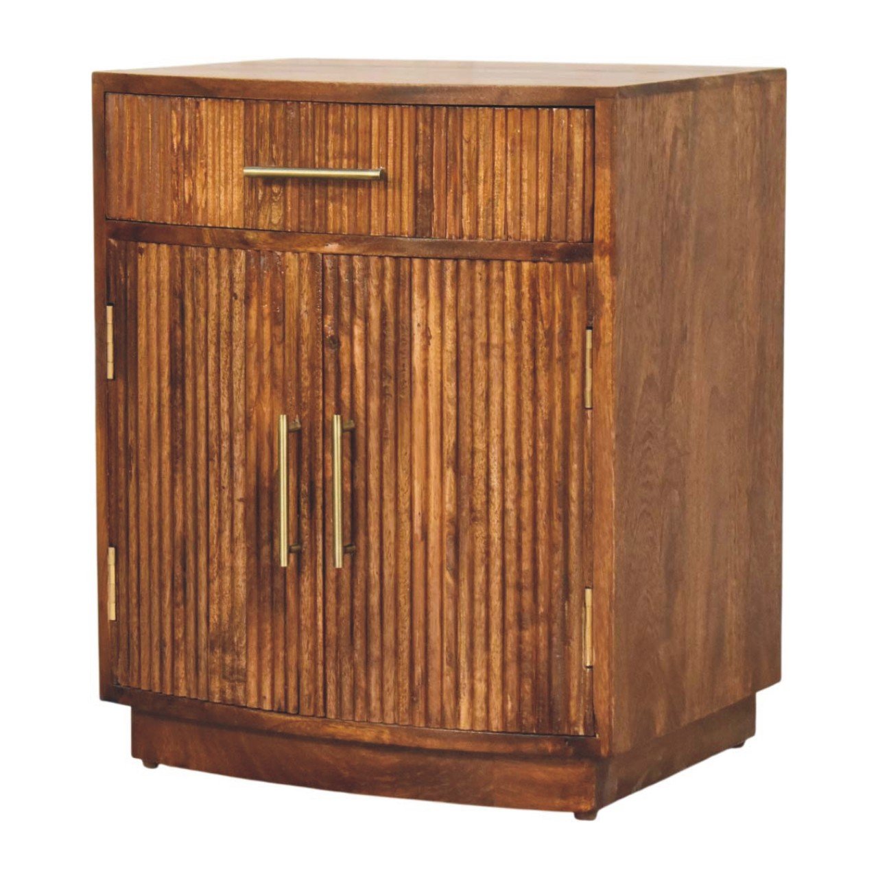 Szafka nocna Artisan IN4502 – lite drewno mango, wykończenie rzemieślnicze - obrazek 2