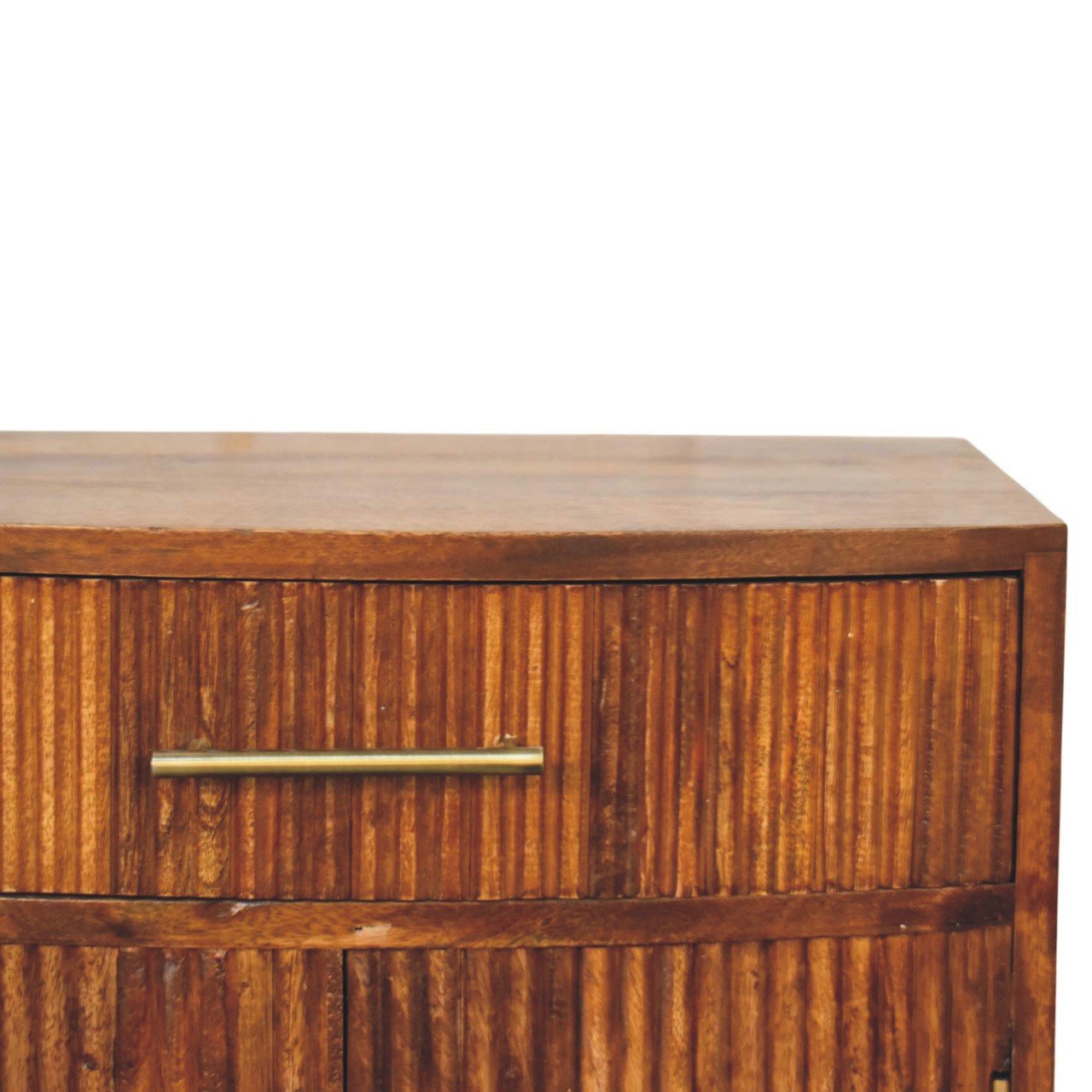 Szafka nocna Artisan IN4502 – lite drewno mango, wykończenie rzemieślnicze - obrazek 3