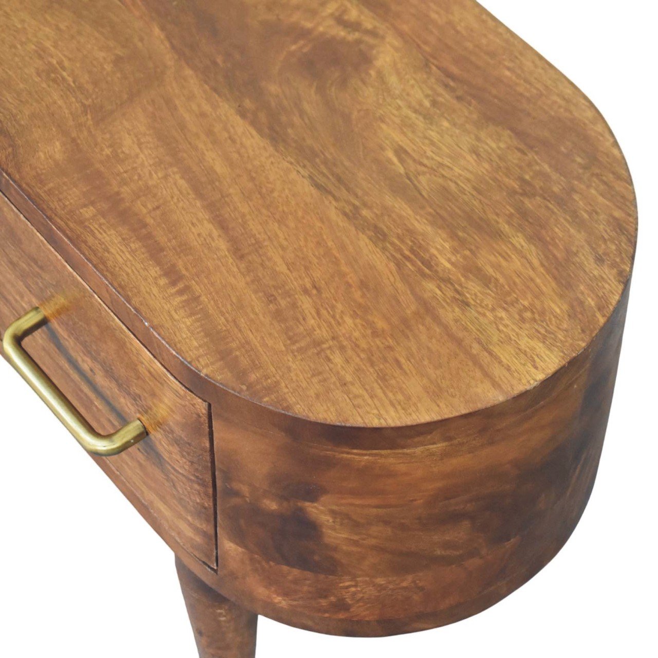 Szafka RTV Artisan IN4503 – lite drewno mango, wykończenie kasztanowe - obrazek 4