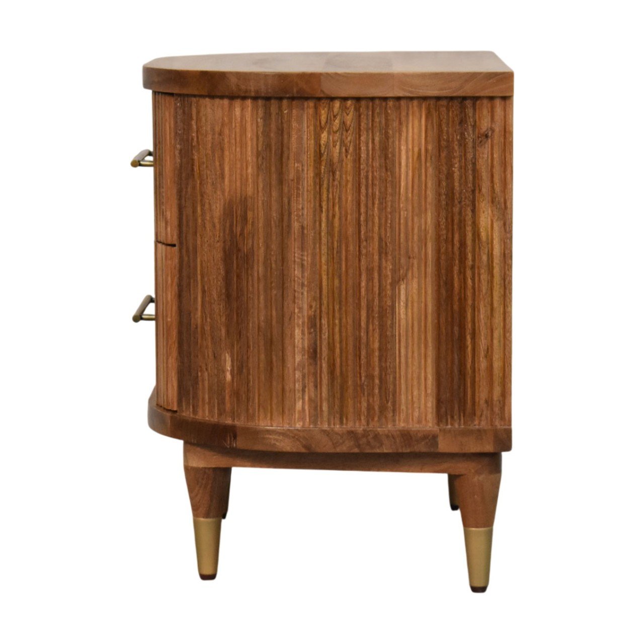 Szafka nocna z litego drewna mango – 55 cm — model IN4504 - obrazek 7