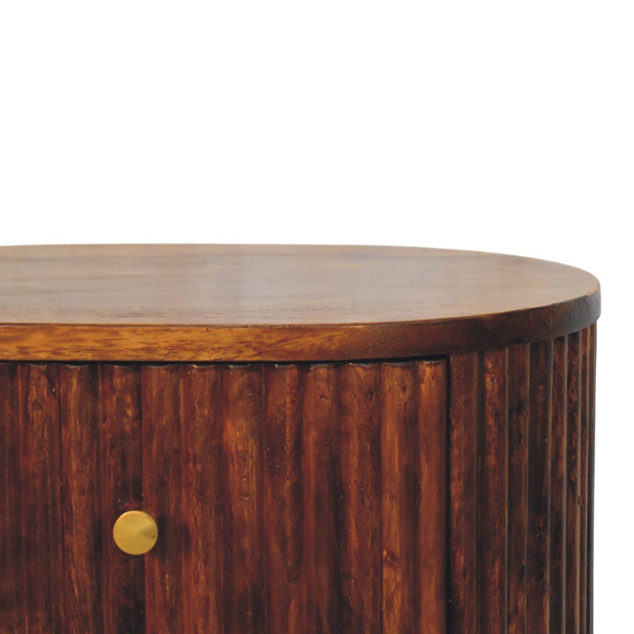 Szafka nocna Artisan IN4507 – lite drewno mango, wykończenie kasztanowe - Image 3