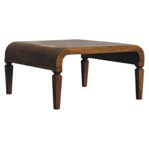 Stolik kawowy Artisan IN4513 – lite drewno mango, wykończenie naturalne