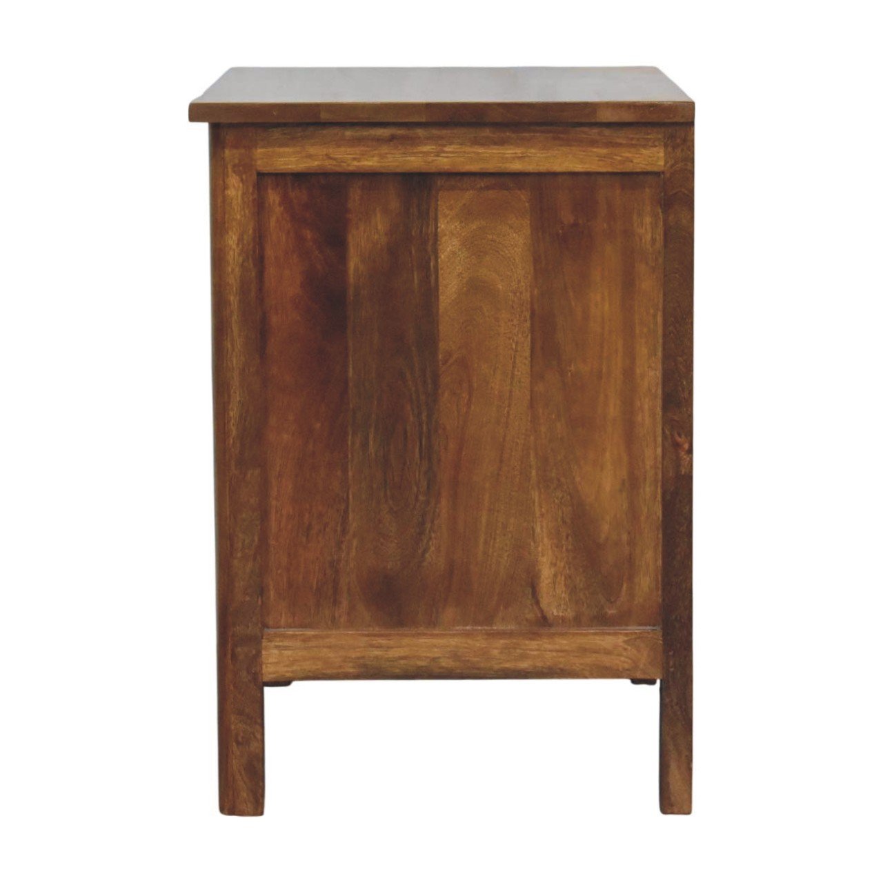 Szafka nocna z litego drewna mango – 55 cm — model IN4518 - obrazek 7