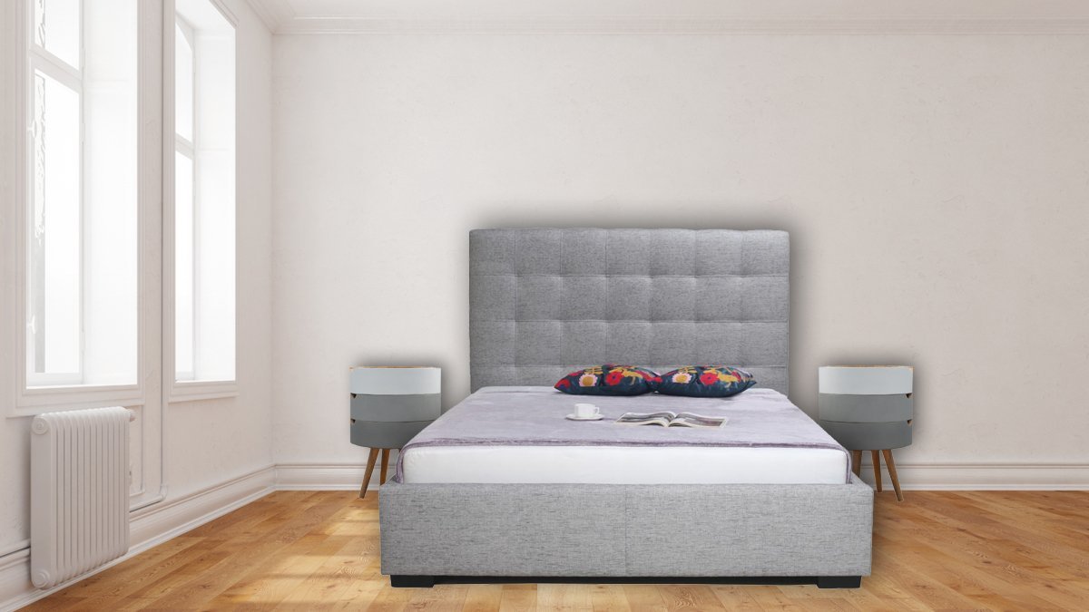 Szafka nocna z litego drewna mango – 43 cm - obrazek 10