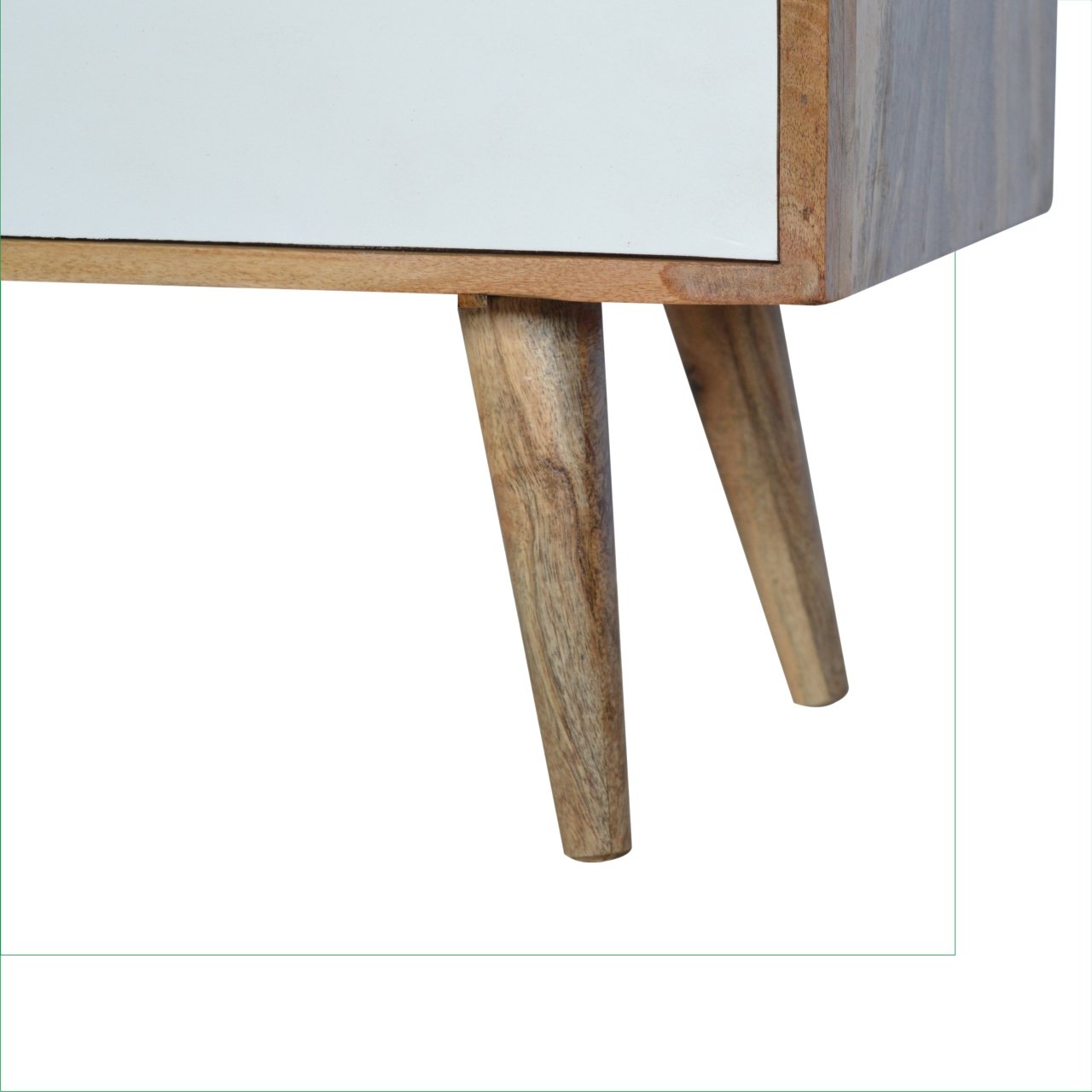 Szafka RTV Artisan IN659 – lite drewno mango, wykończenie jasne - obrazek 7