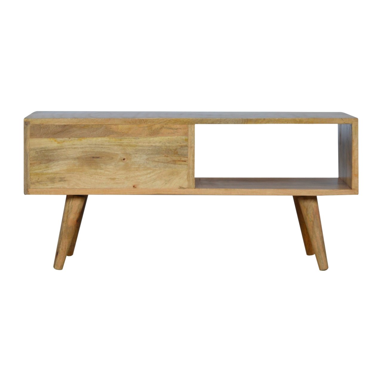 Szafka RTV Artisan IN659 – lite drewno mango, wykończenie jasne - obrazek 9