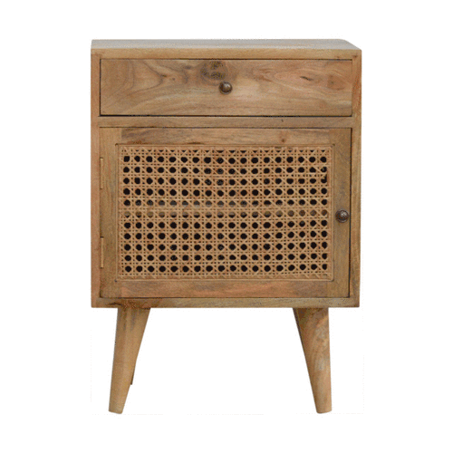 Szafka nocna Artisan IN677 – lite drewno mango, wykończenie dębowe - Image 9