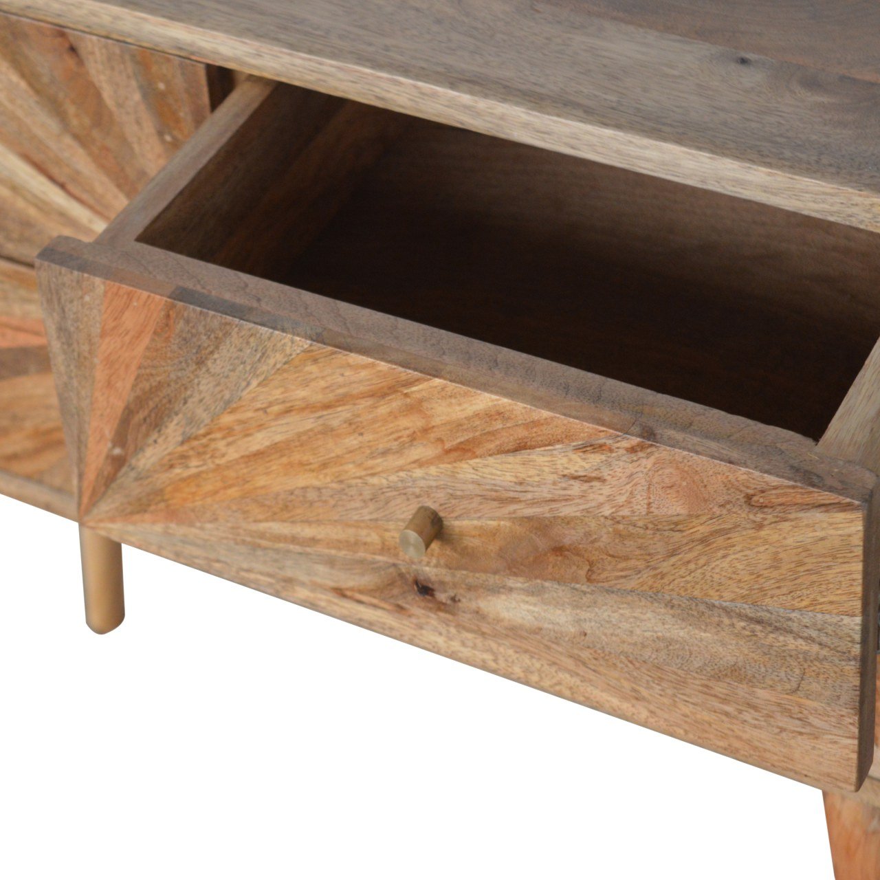 Konsola Artisan IN748 – lite drewno mango, wykończenie dębowe - Image 6