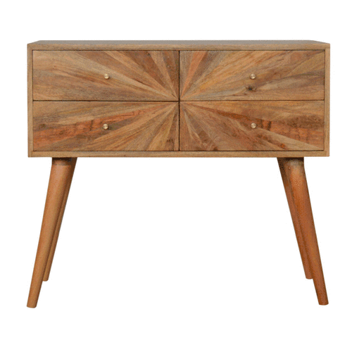 Konsola Artisan IN748 – lite drewno mango, wykończenie dębowe - Image 9