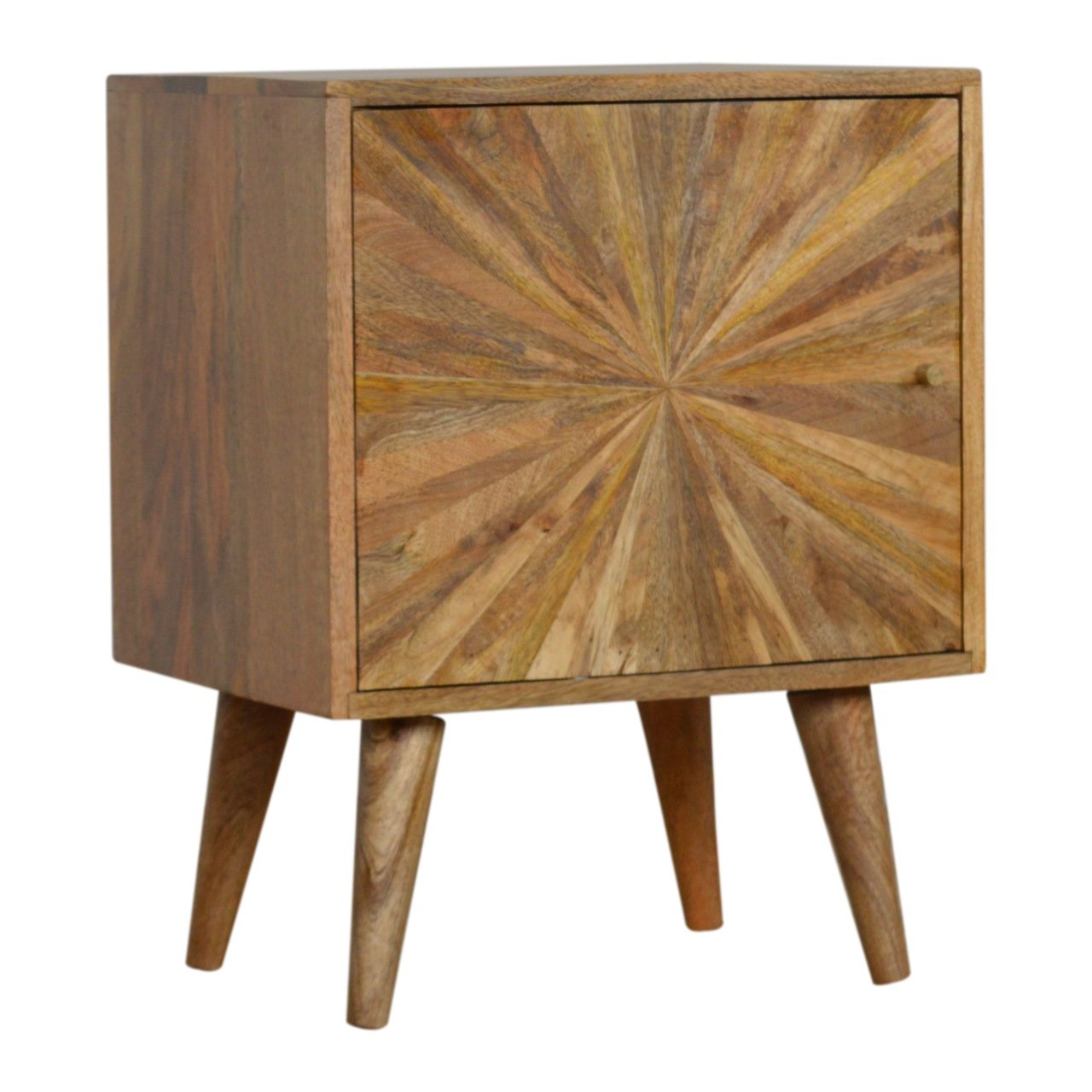 Szafka nocna Artisan IN749 – lite drewno mango, wykończenie rzemieślnicze - Image 2