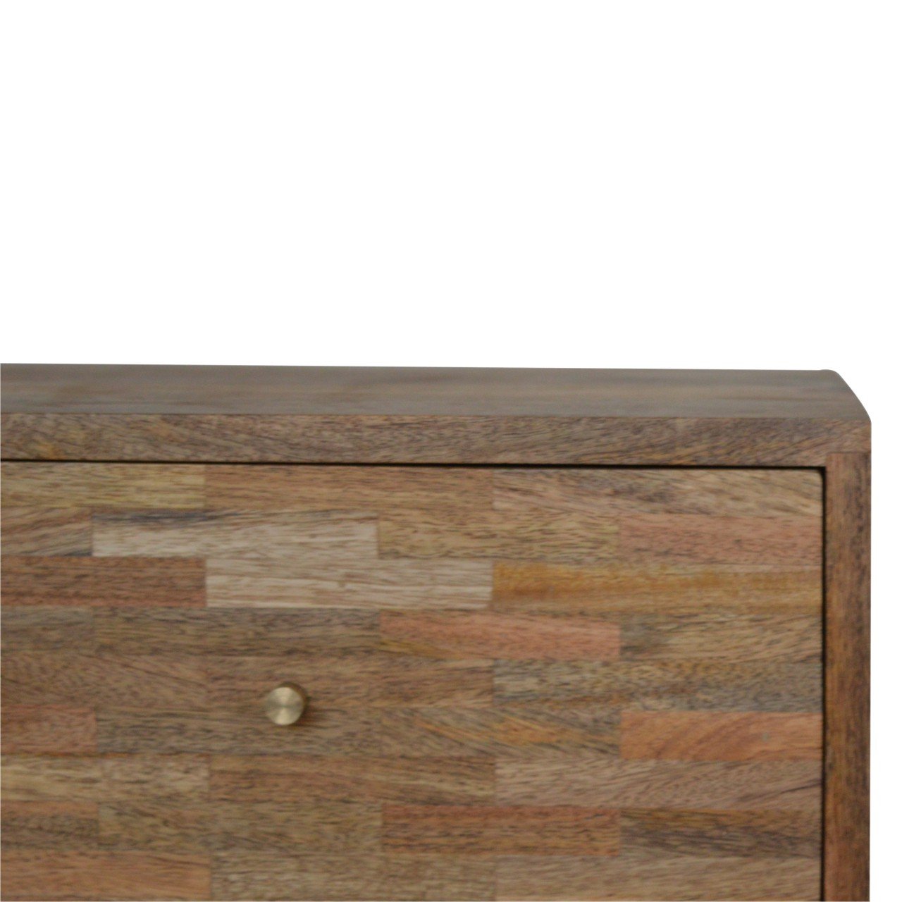 Szafka nocna Artisan IN752 – lite drewno mango, wykończenie dębowe - Image 4