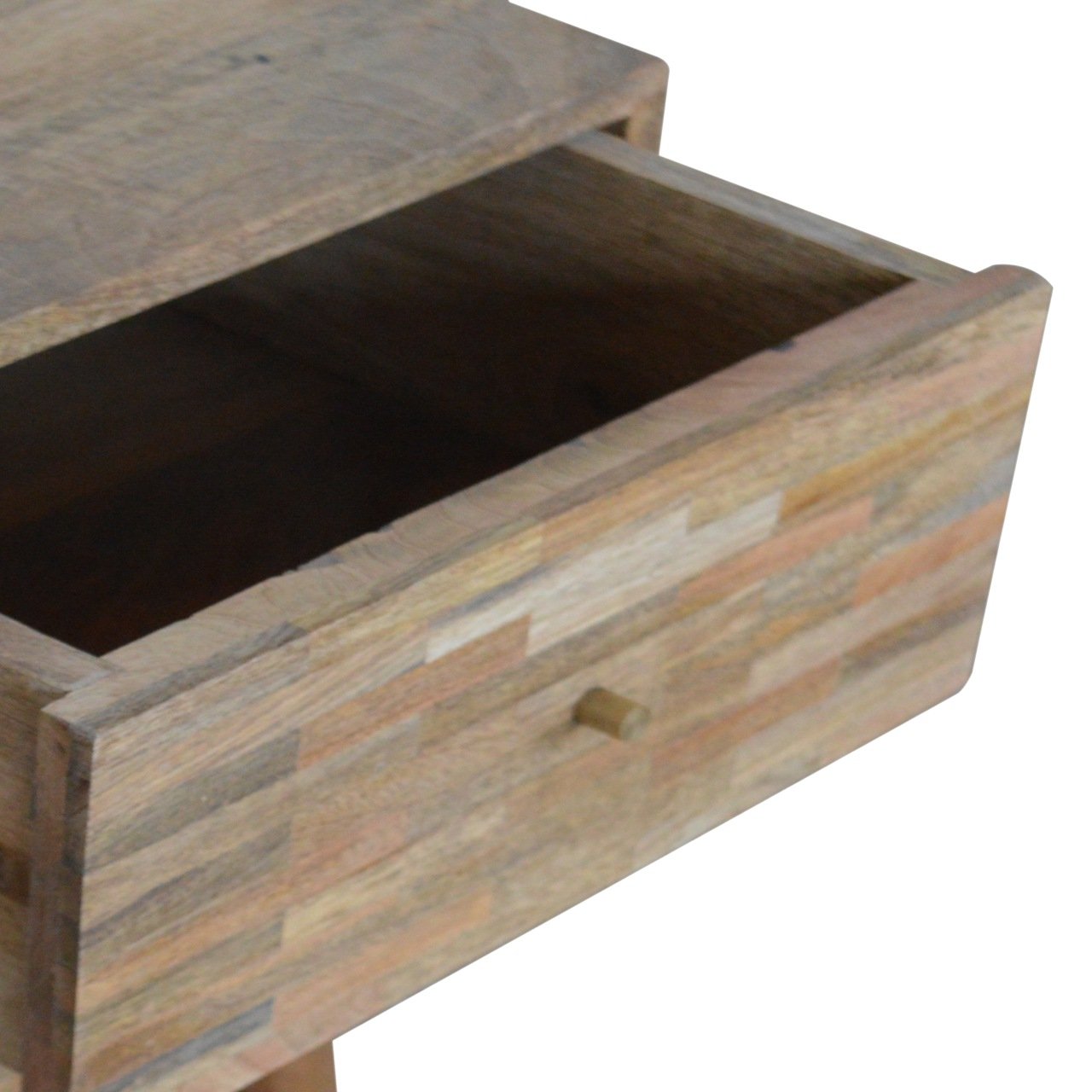 Szafka nocna Artisan IN752 – lite drewno mango, wykończenie dębowe - Image 6