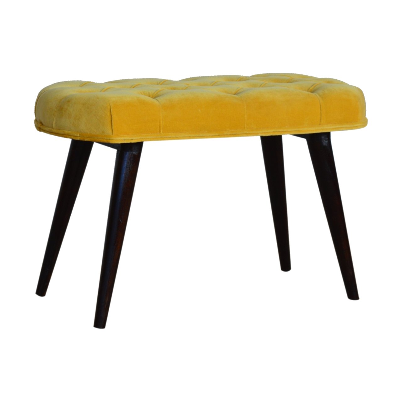 Ławka Artisan IN934 – lite drewno mango, wykończenie orzechowe - Image 2
