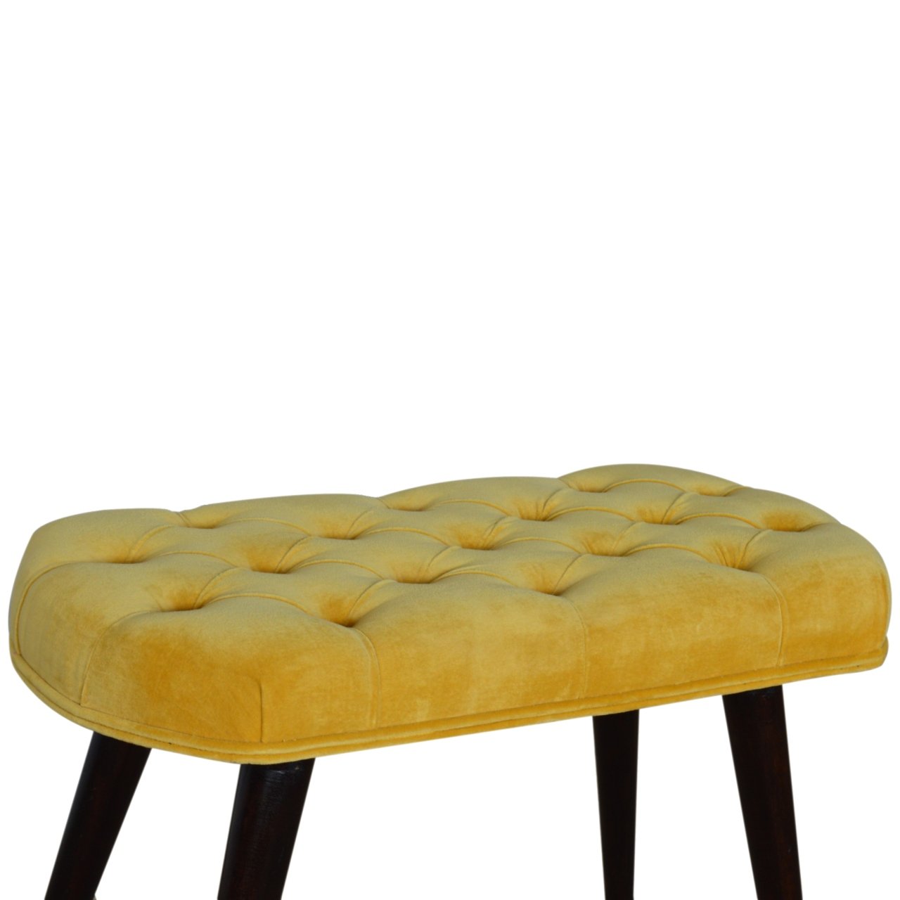 Ławka Artisan IN934 – lite drewno mango, wykończenie orzechowe - Image 3