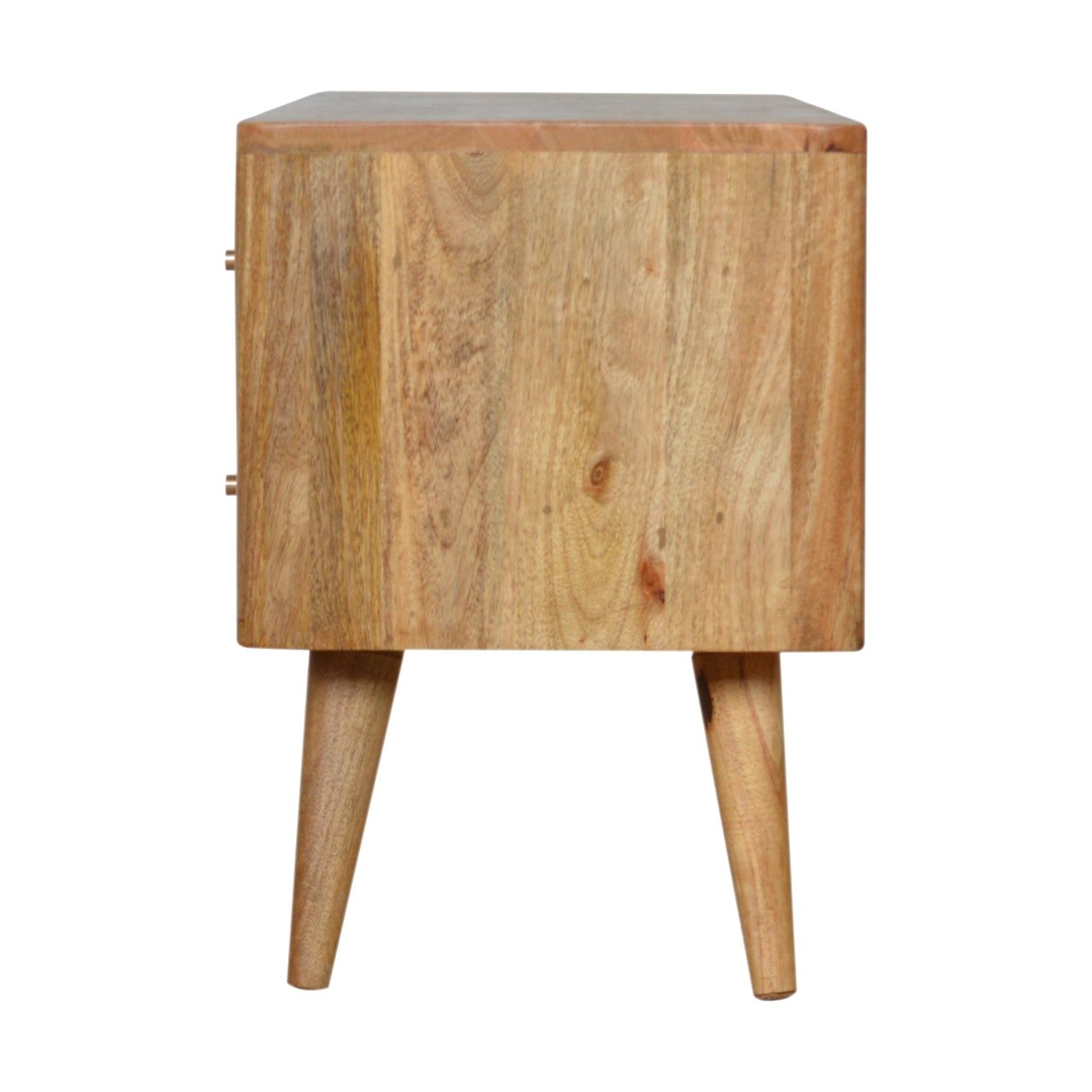 Szafka RTV Artisan IN950 – lite drewno mango, wykończenie dębowe - obrazek 7