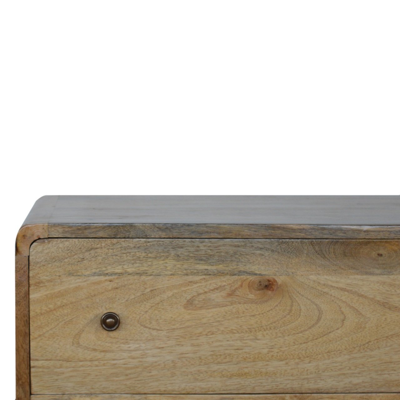 Komoda z litego drewna mango – dębowa, 70 cm — model IN955 - obrazek 3