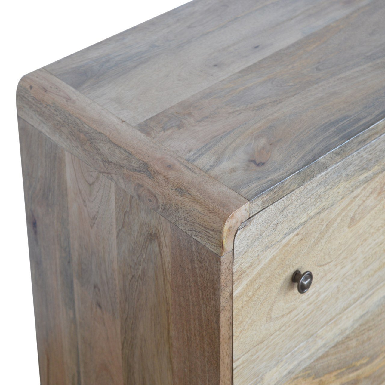 Komoda z litego drewna mango – dębowa, 70 cm — model IN955 - obrazek 4