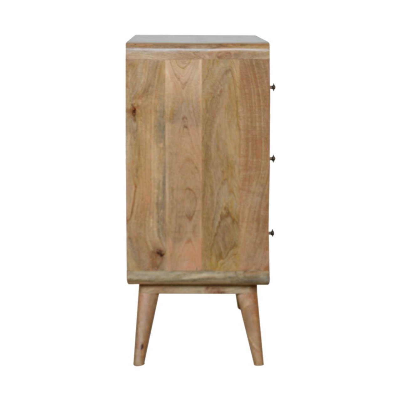Komoda z litego drewna mango – dębowa, 70 cm — model IN955 - obrazek 7