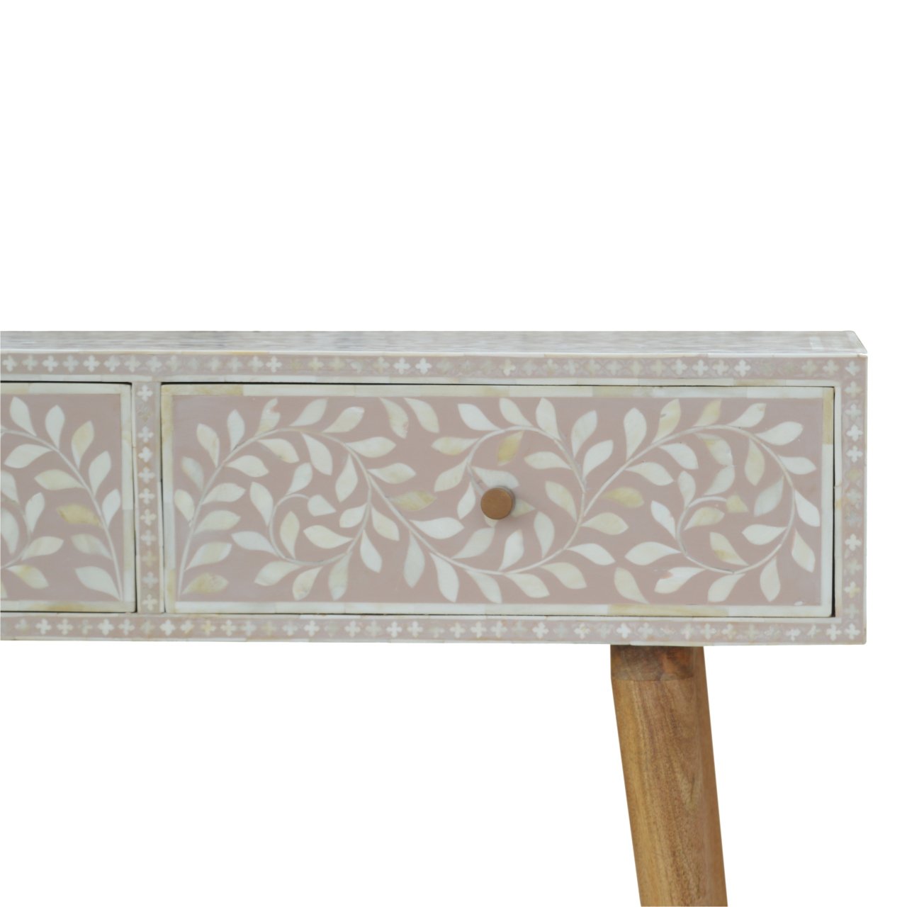 Konsola Artisan IN961 – lite drewno mango, wykończenie dębowe - Image 3