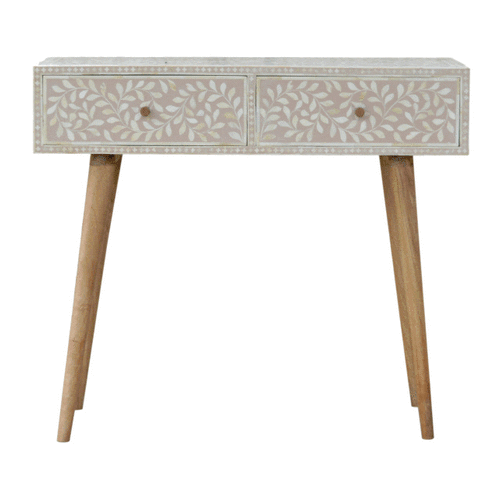 Konsola Artisan IN961 – lite drewno mango, wykończenie dębowe - Image 9