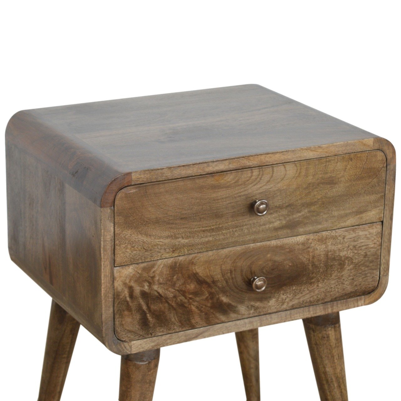Szafka nocna z litego drewna mango – 45 cm — model IN968 - Image 4