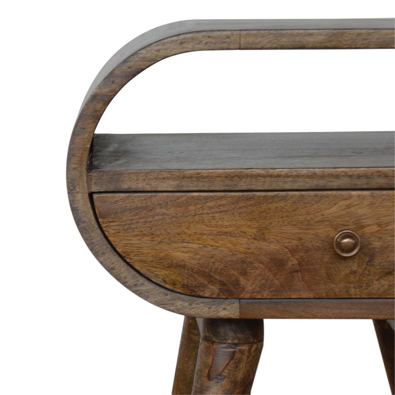 Szafka nocna Artisan IN972 – lite drewno mango, wykończenie rzemieślnicze - obrazek 3