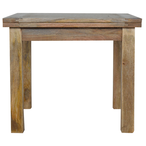 Stół Artisan IN021 – lite drewno mango, wykończenie dębowe - Image 13